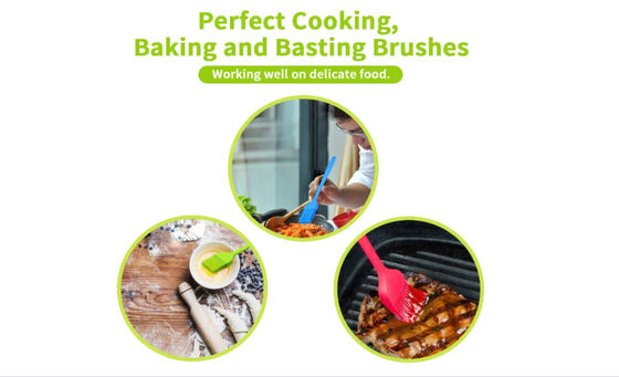 Meltingfree Silicone Basting Brush For Grilling Shrinkproof Stainfree
