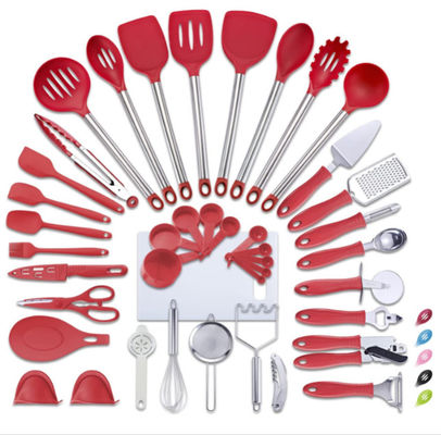 Nylon Stainless Steel Cooking Utensils Set SS430 Multiusage