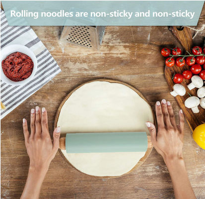 Eco Friendly Sil Pin Bakers Rolling Pin BPA Free Dustproof