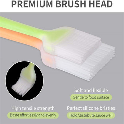 ODM Silicone Basting Brush Seamless Heatinsulated Multicolor