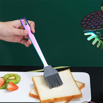 Rustproof Silicone Brush For Cooking Rainbow Leadfree Cadmiumfree
